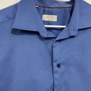 ETON Contemporary fit Men's Blue Dress Shirt
